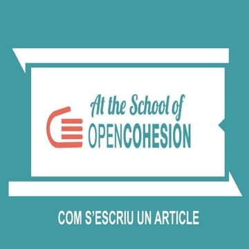 ASOCEU SPAIN - Lesson 2 - How to Write an Article