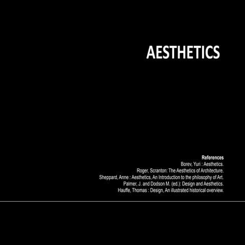 AESTHETICS