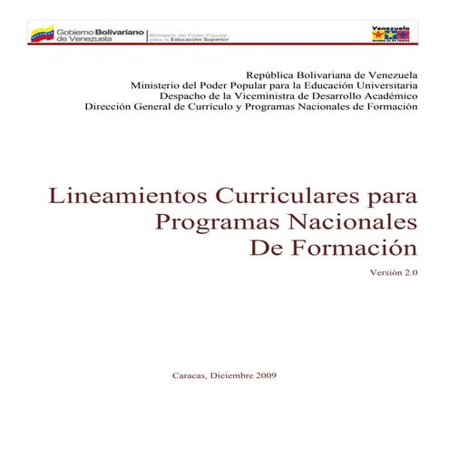 5. lineamientos curriculares pnf   version 2
