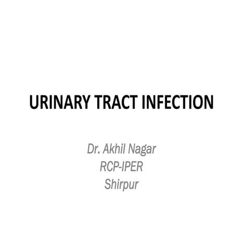Urinary Tract Infection and Treatment-Pharmacy- Medicinal Chemistry lecture n...