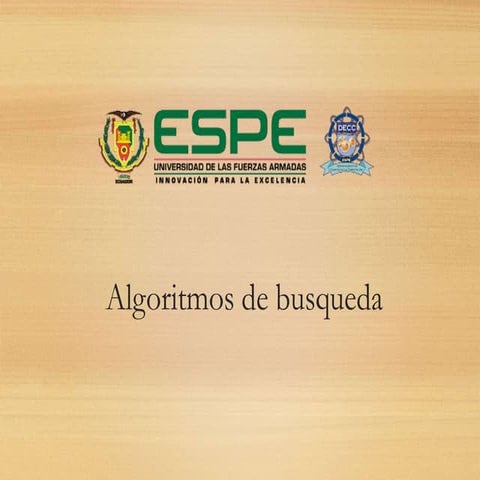 5. algoritmos de búsqueda