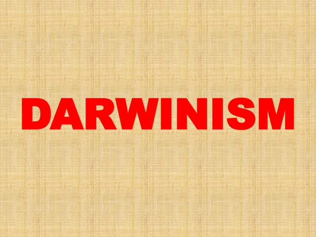 Darwinism