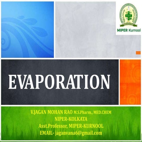 evaporation
