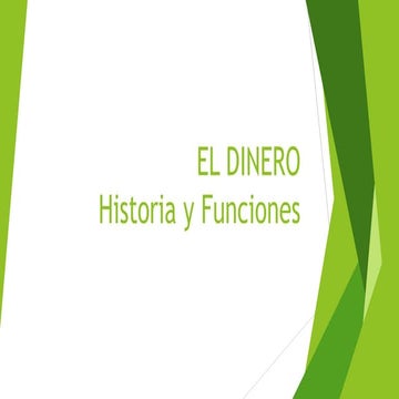 El dinero y sus funciones | PPTX