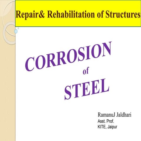 Corrosion of Steel RRS
