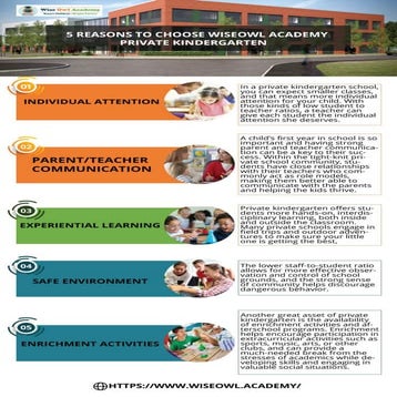 Reasons to choose Wise Owl Academy Private Kindergarten | PDF