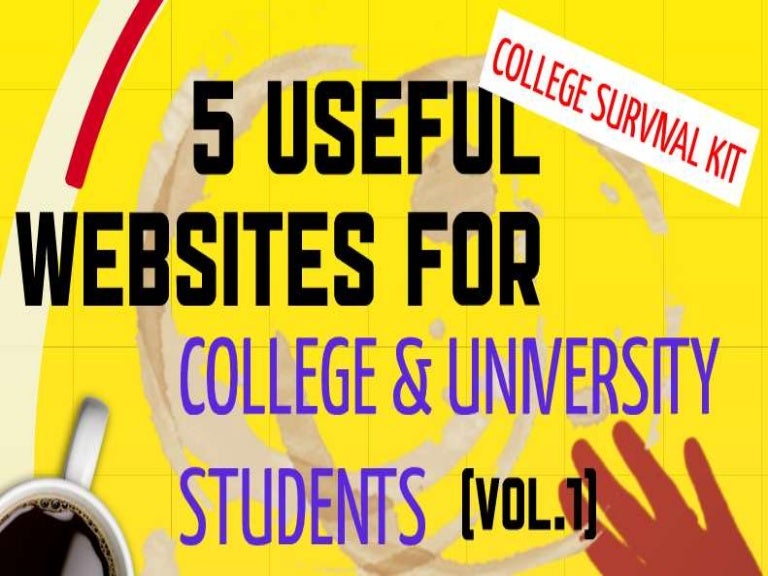 5 Useful sites for College & University Students