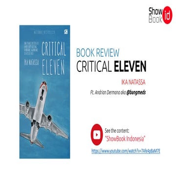 Review Buku: CRITICAL ELEVAN - Ika Natassa