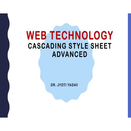5. Web Technology CSS Advanced 