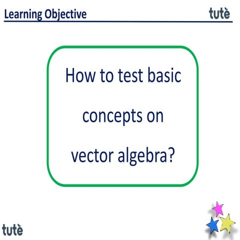 vector algebra - exercise on basics