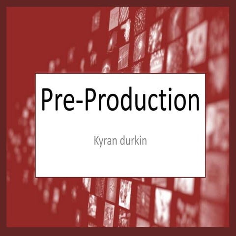 5. pre production (fmp)