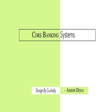 5. Core Banking System
