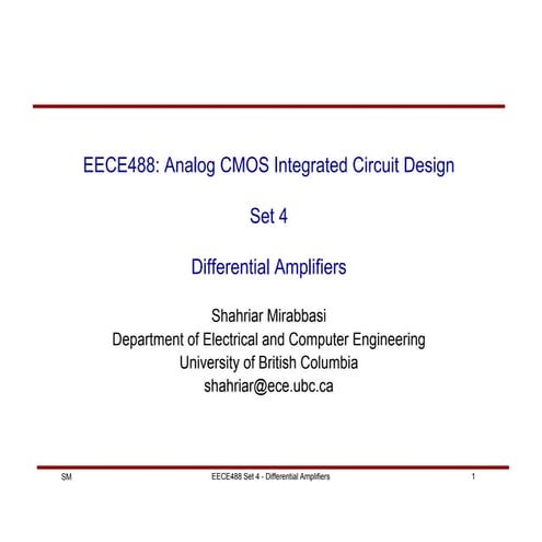 5. differential amplifier