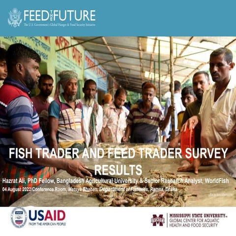 FIL Outreach workshop presentation 5: Fish trader and feed trader survey results