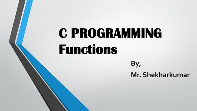 5. Functions in C.pdf