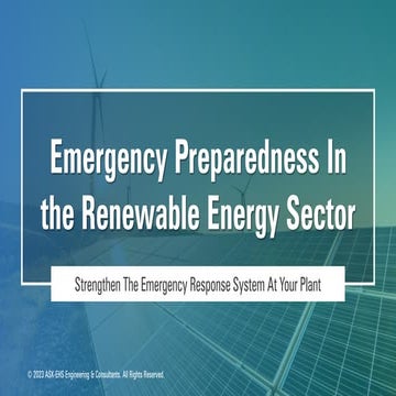 Emergency Renewable