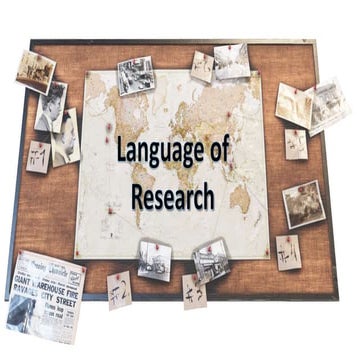 Language of Research
