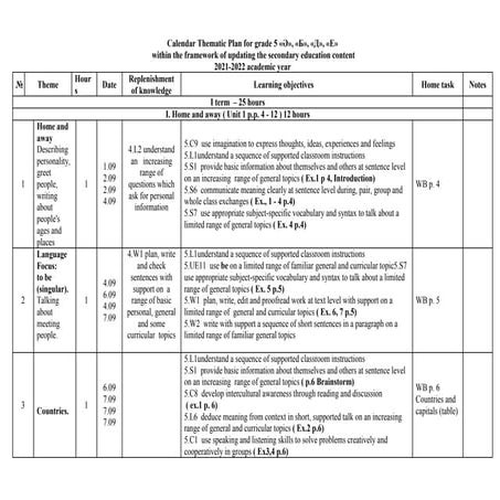Calendar Thematic Plan for grade 5 .docx