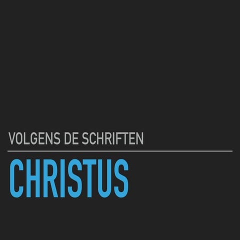 Christus volgens de schriften - deel 5 - Tempel