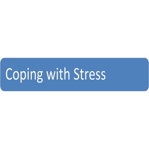 V A Kamble5.coping of stres5.coping of stres5.coping of stress5.coping of str...