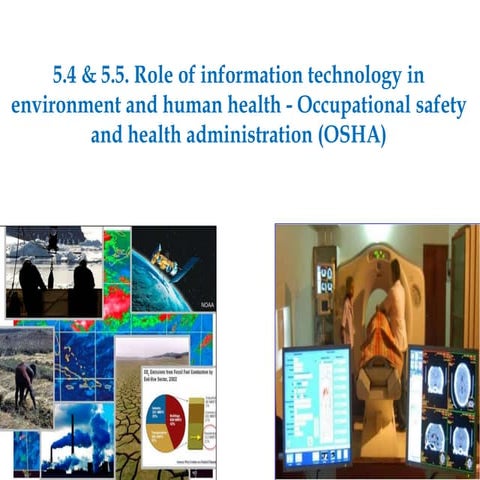 Role of information technology in environment and human health.ppt