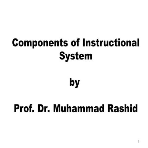 5.Components of Instructional System.ppt