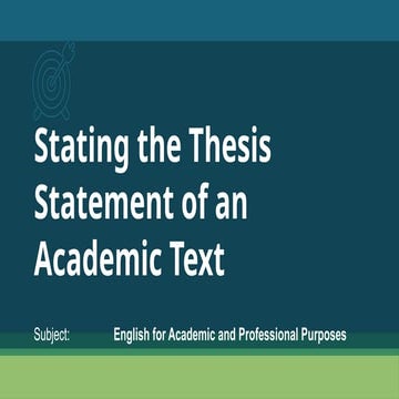 5. Thesis Statement English for academic  and professional purposes.pptx