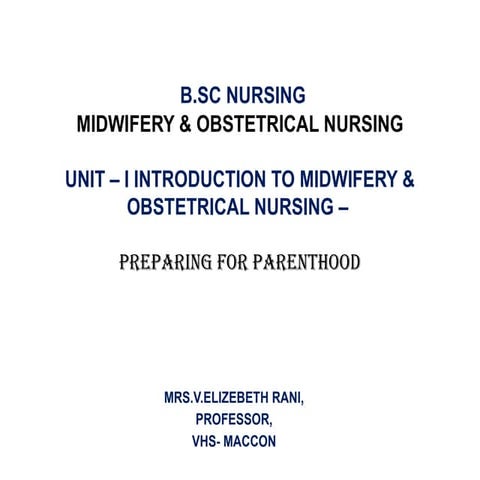 OBG Research | Obstetrical Gynecology | Problem statements | PPTX