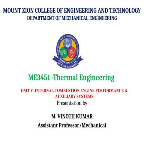 5.1 to 5.3.pptx Thermal Engineering Unit 5