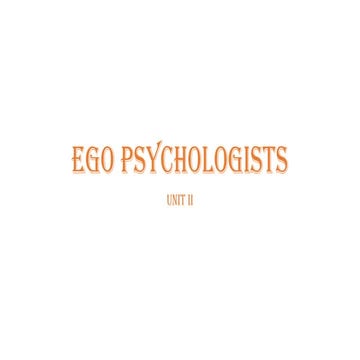 Ego Psychologists school of therapy.pptx