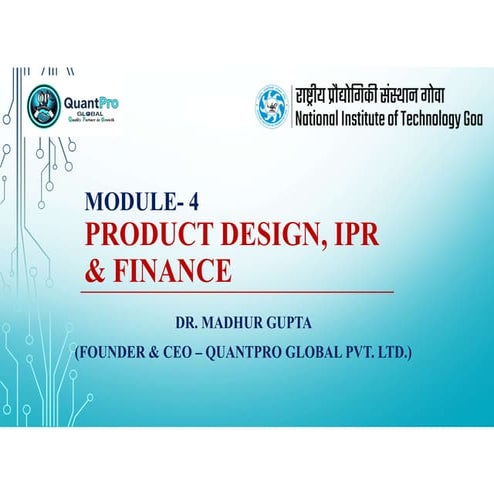5. Module_4_NIT_Goa.pdf of innovation and Entrepreneurship