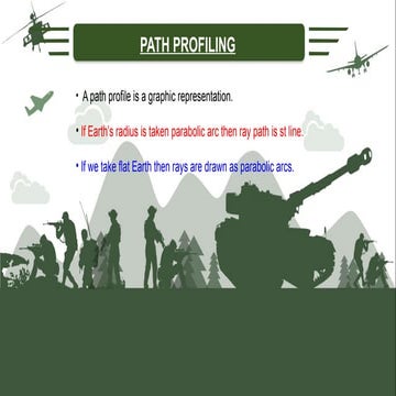 5. Path Profile of radio line of sight for comn | PPTX
