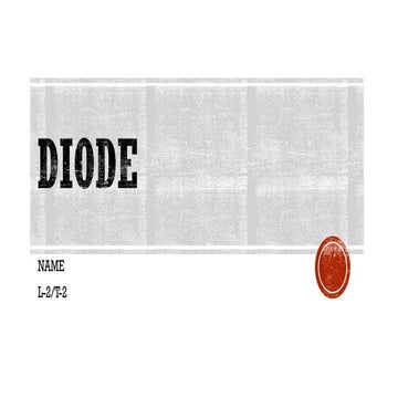 5.Diode (This is an important slide for Diode).pdf