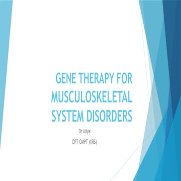 5.Gene therapy for musculoskeletal system disorders.pptx