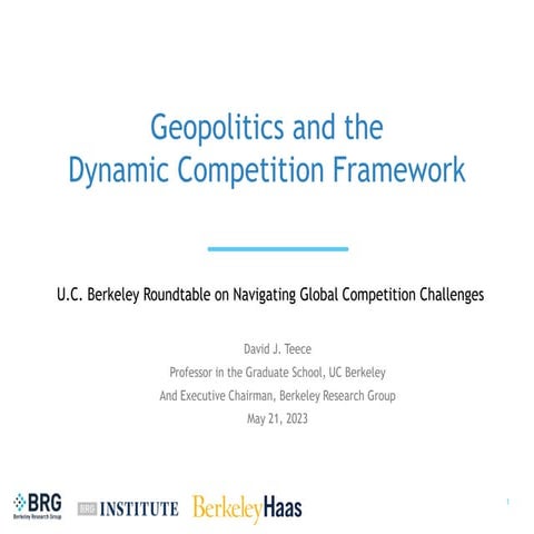Geopolitics and the Dynamic Competition Framework