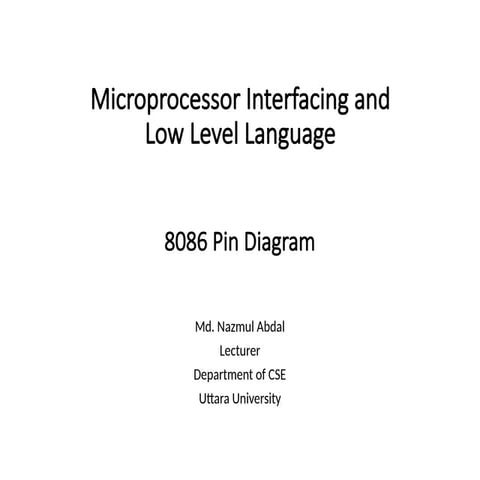 5. 8086 Pin Diagram Detail presentation slide class.pptx