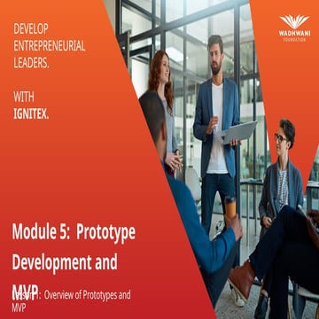 prototype development and minimum viable product