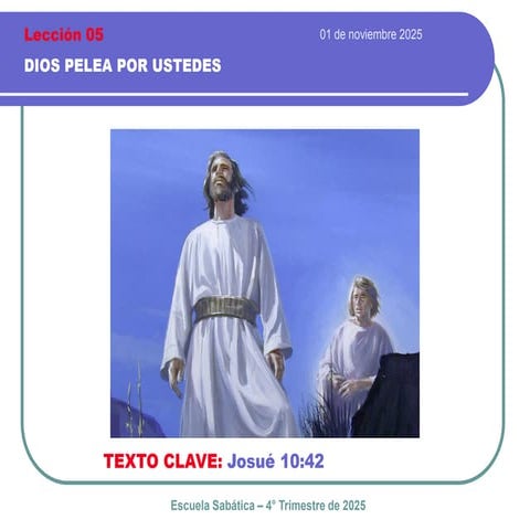 Esc. Sab. Lección 5. Dios pelea por ustedes.pdf