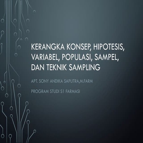 Materi Metodologi Penelitian Dan Statistika Pptx