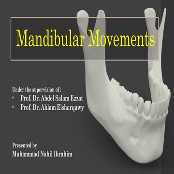 Mandibular Movements | PPTX