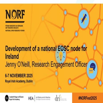 NORFest 2025 Lightning Talk 10: 'Building Synergies for Open Research: Develo...