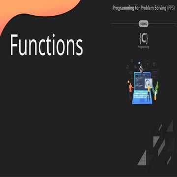 This the ppt of the fop chapter 3 the functions | PPTX