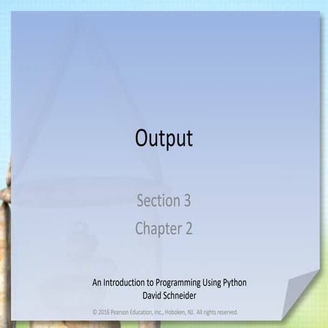Chapter two - Section three presentation | PDF