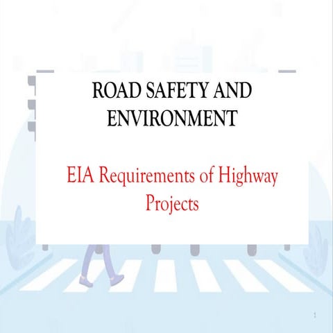 Environmental impact assessment of coastal highway | PPTX