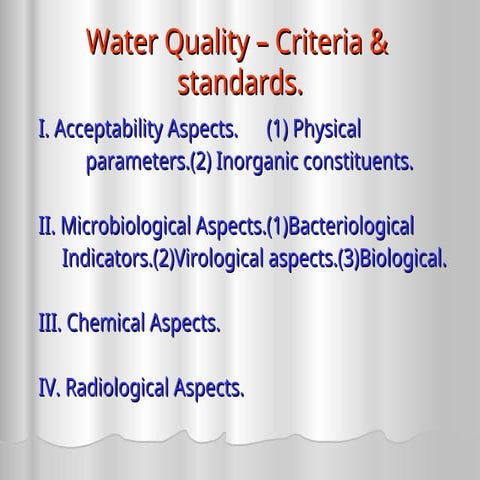 WATER QUALITY STANDARDS.ppt