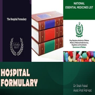 Hospital formulary | PPTX