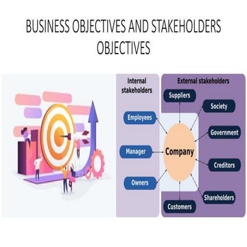 Understanding Business Objectives and Stakeholders in Public and ...
