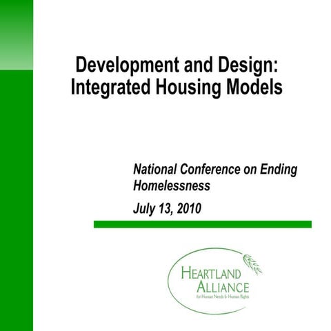 5.2 Development and Design: Integrated Housing Models (Geer)