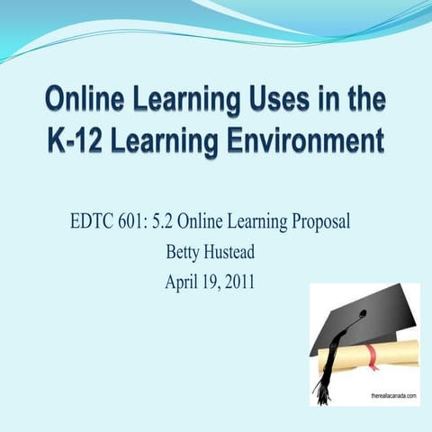 Online learning proposal