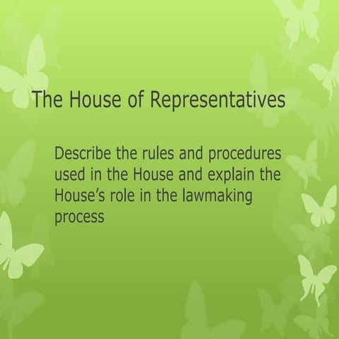 5 2 the house of representatives